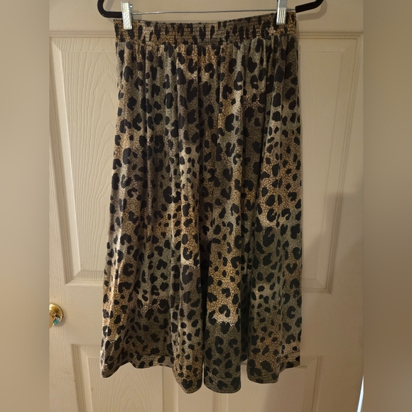 Women's Vintage Peter Popovitch Leopard Print Women's Skirt Size L - Picture 2 of 9